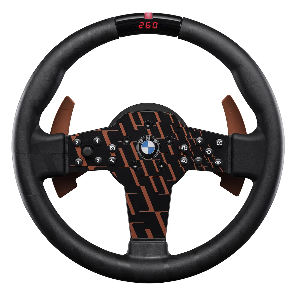Fanatec CSL BMW Sim Racing Volante PC PS5 PS4 Impugnatura Gomma Display LED RevStripe Palette Metallo
