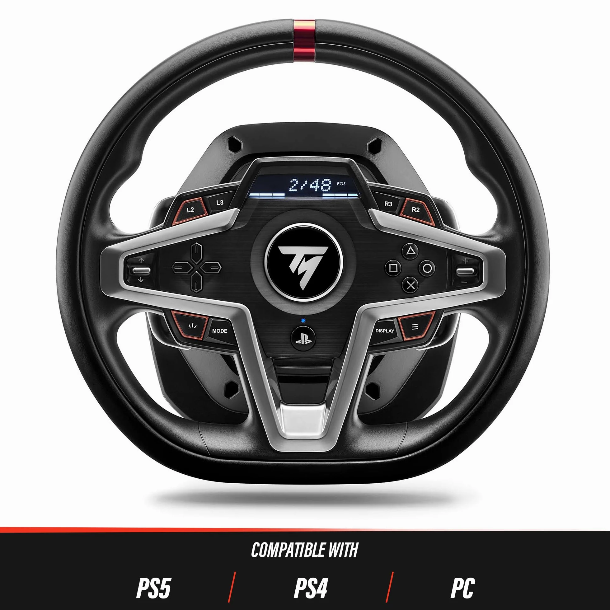 Thrustmaster T248 Volante e Pedali Magnetici PS5 PS4 PC Hybrid Drive