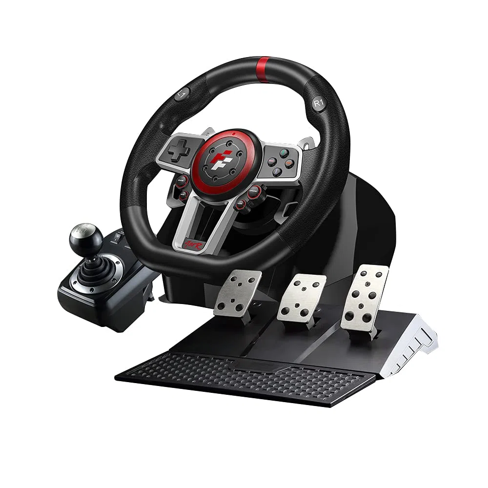 Flashfire Suzuka 900R set volante con pedali frizione e cambio H per PC, PS3, PS4, Xbox 360, Xbox One e Nintendo Switch