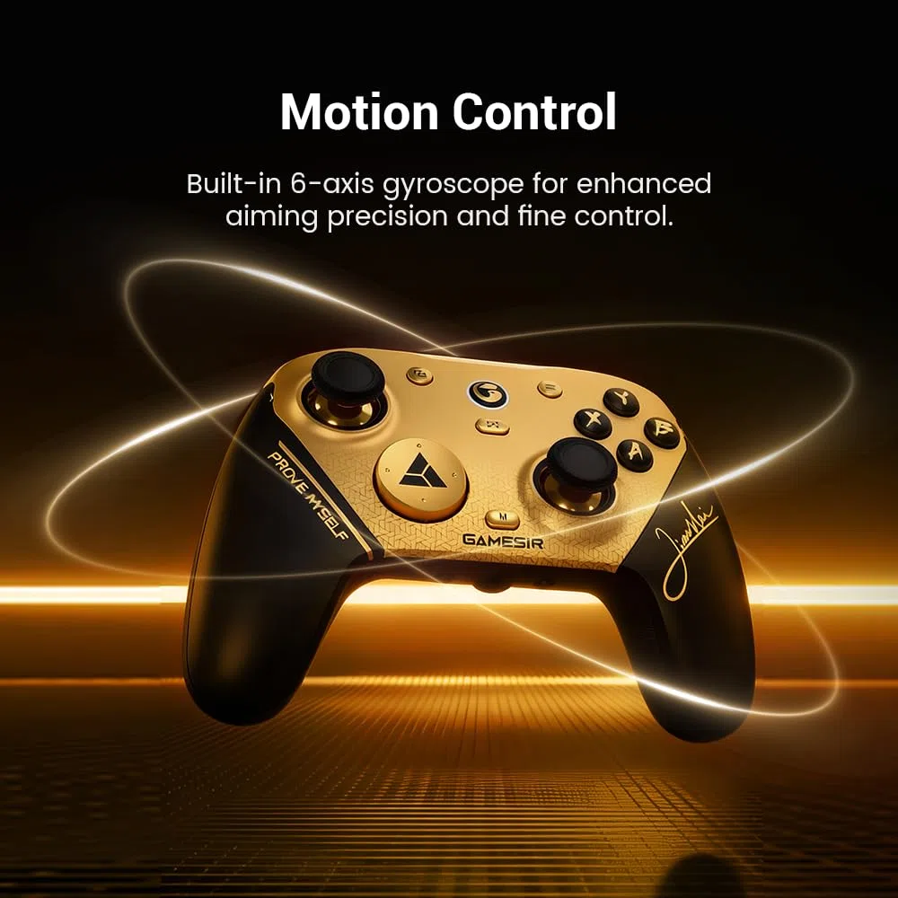 GameSir G7 Pro 8000 Hz Controller Wireless per PC Gaming – Gamepad PC Ultra-veloce a Bassa Latenza con Joystick TMR di Gen2, Grilletti a Effetto Hall – Controller Pro per Esports – Champion Edition