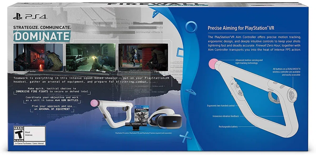 PlayStation VR Aim Controller - Firewall Zero Hour Bundle - PSVR - PlayStation 4