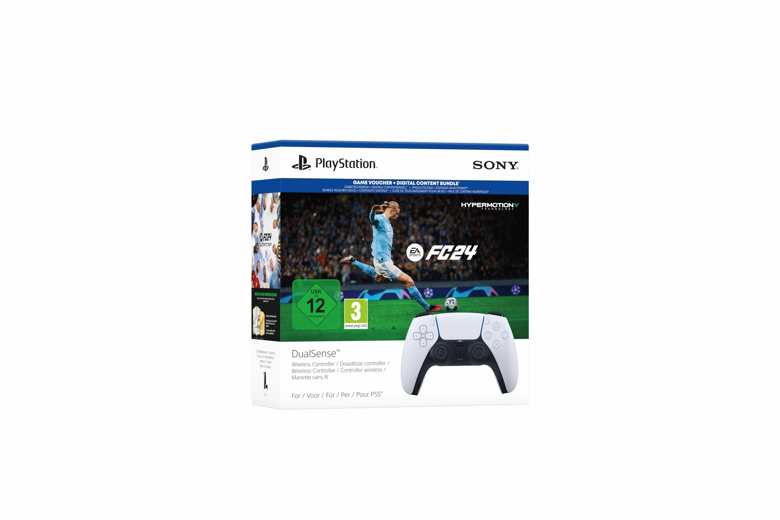Playstation 5 Dualsense bianco + EA FC 24