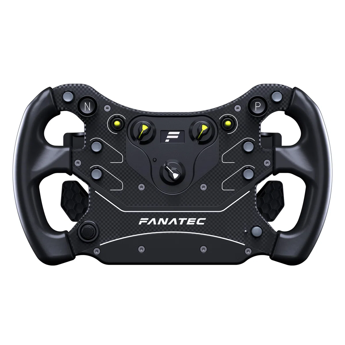 FANATEC Sim Racing CSL GT3 Volante PC Xbox Impugnature Sovrastampate Comandi Magnetici Personalizzati Paddle Analogici Display OLED QR2 Lite
