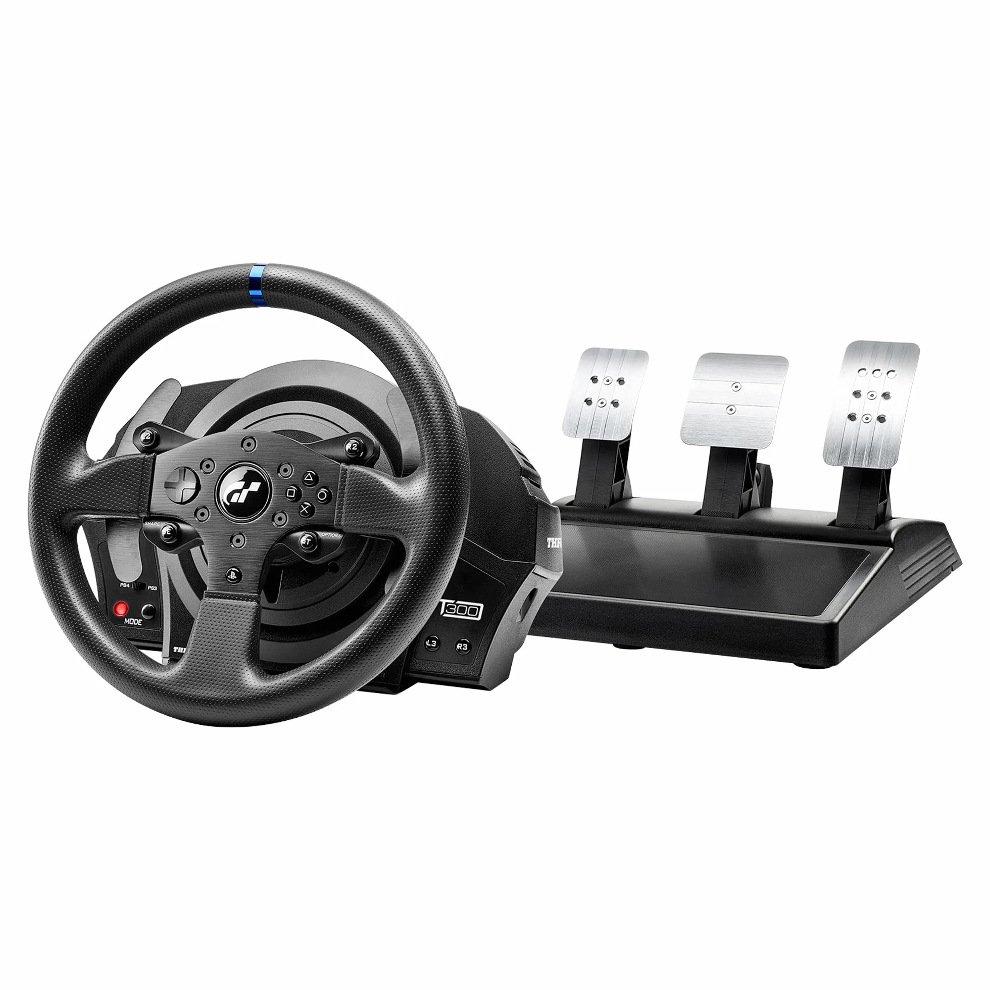 Thrustmaster T300 RS GT Volante da Corsa con Force Feedback - Licenza Ufficiale Gran Turismo - Compatibile con PS5 / PS4 / PC