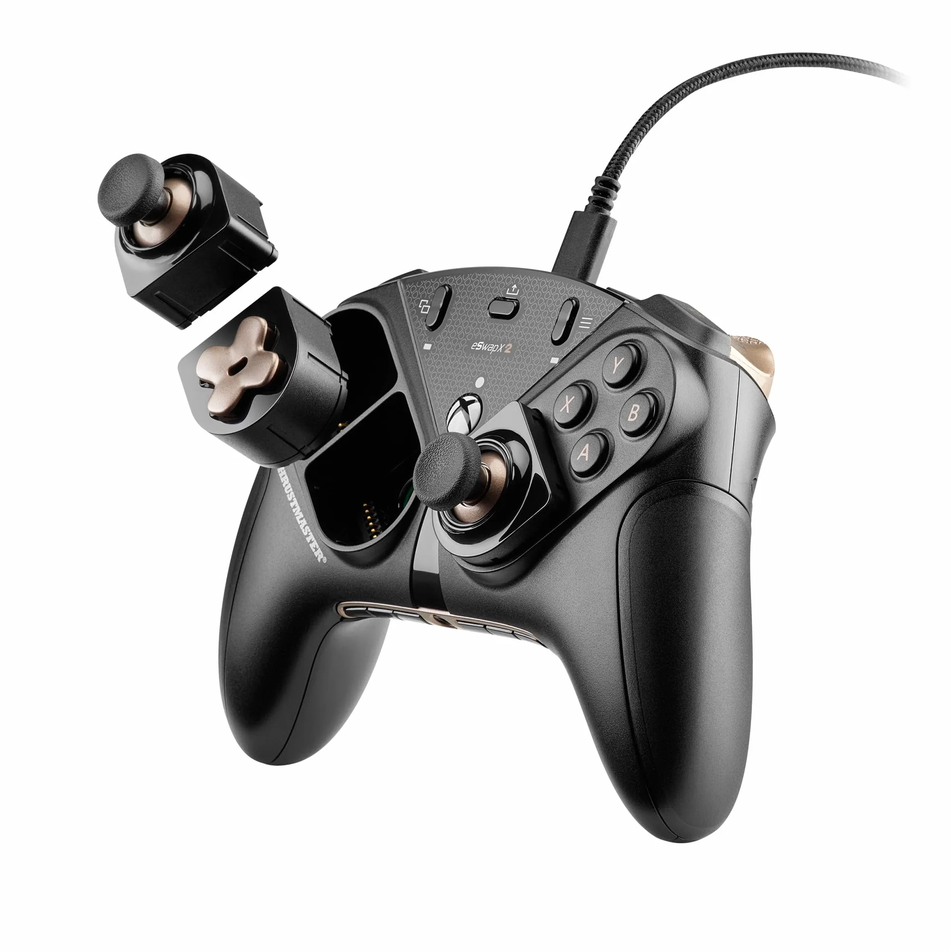 Thrustmaster Eswap X2, Gamepad Modulare per Xbox Series X|S e PC, Pulsanti Meccanici Reattivi, Mini-Stick Precisi, D-Pad, Controller Fighting Professionale