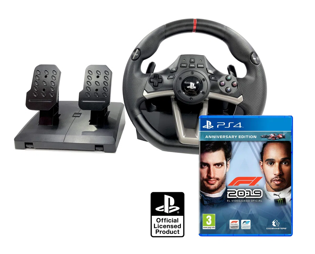 Playstation 4 PS4 Volante e Pedali Originale con Licenza Rwa Apex F1 2019