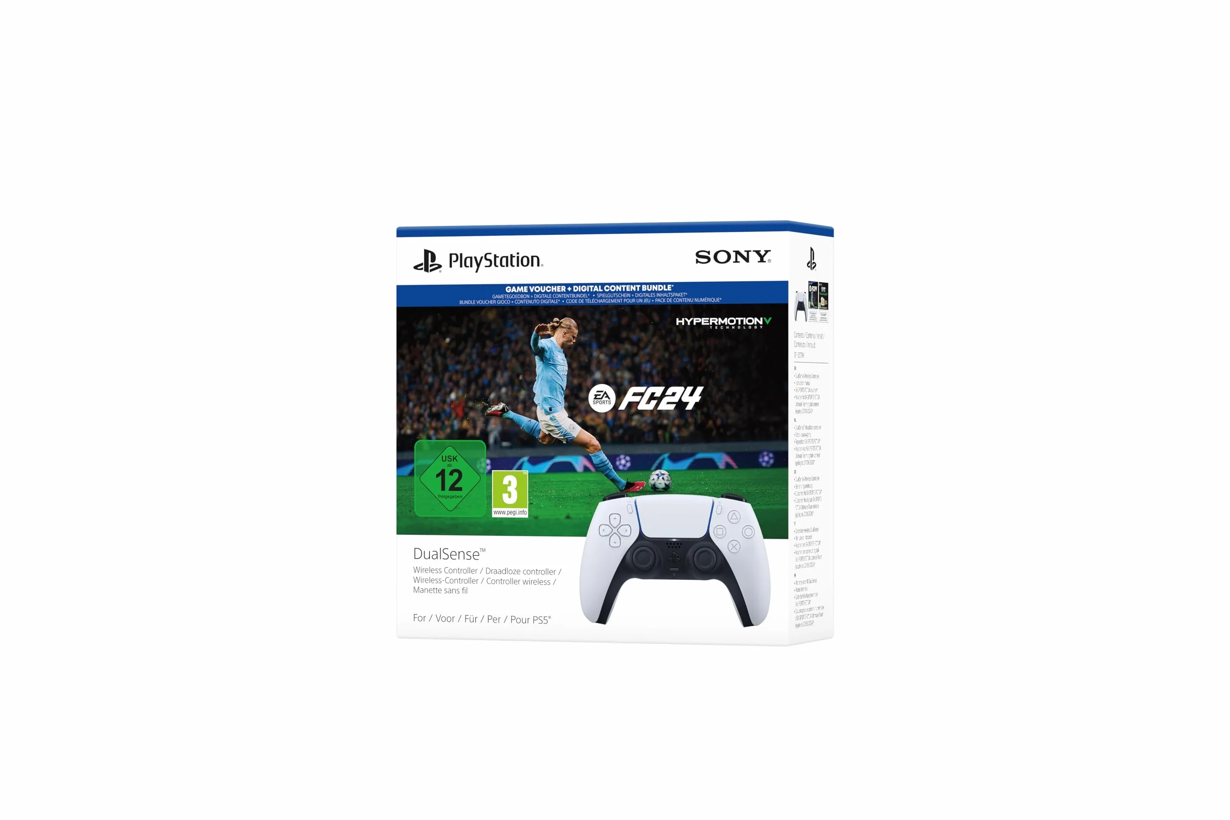Playstation 5 Dualsense bianco + EA FC 24