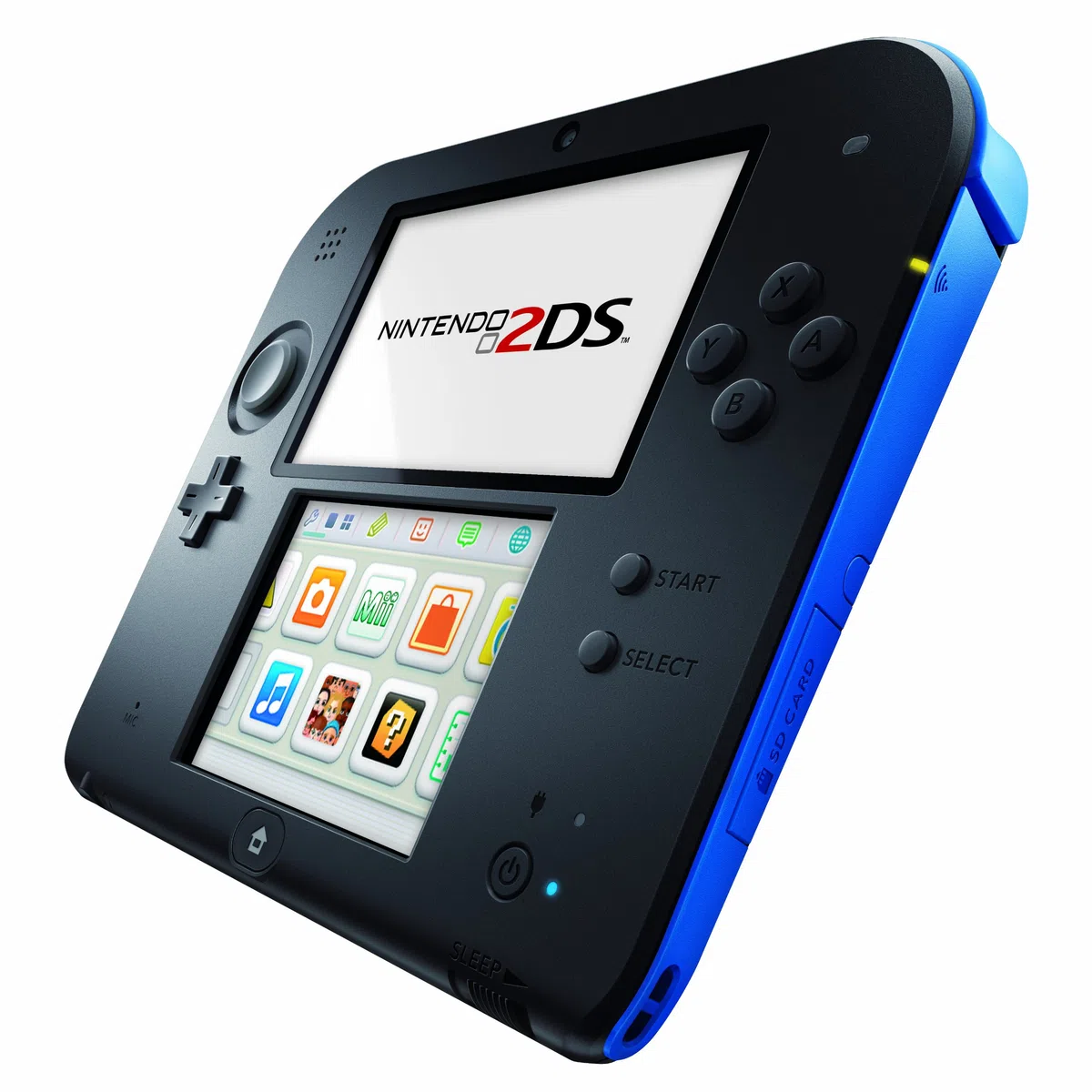 Nintendo 2DS - Konsole, schwarz/blau - [Edizione: Germania]