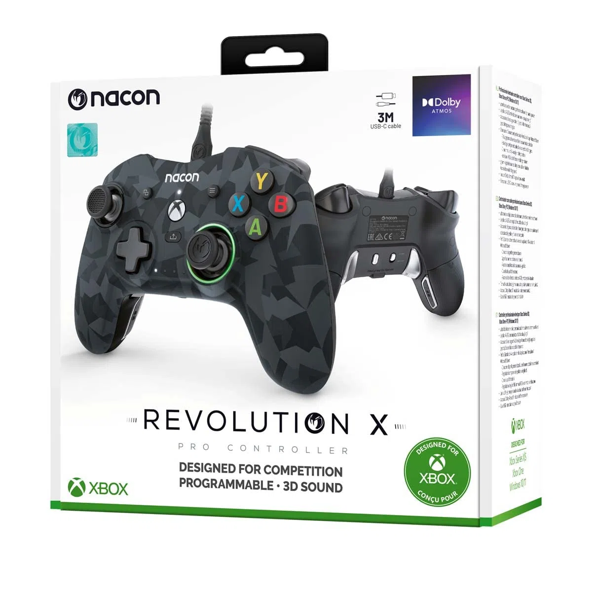 Nacon Revolution X PRO Controller Urban Camo per Xbox Series X|S, Xbox One e PC