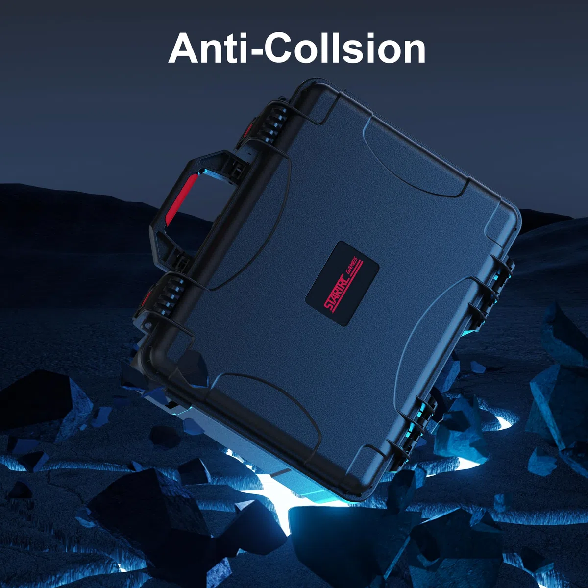 STARTRC GAMES Custodia rigida da viaggio per PS5 5, resistente agli urti, impermeabile, per PlayStation 5 Slim, controller, cassetta da gioco e accessori