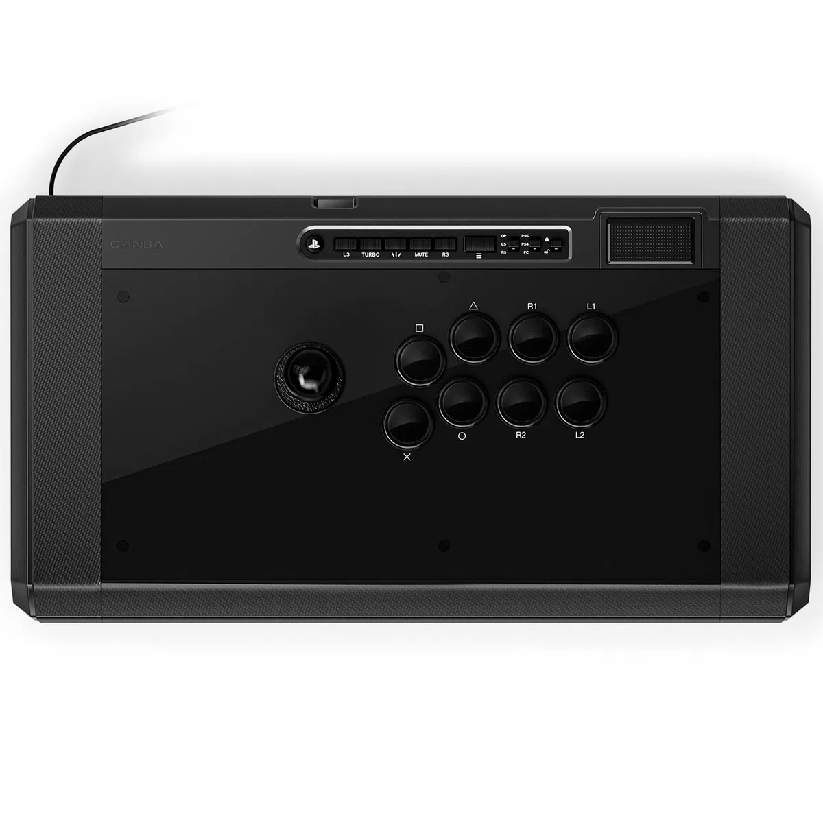 qanba Obsidian 2 - Joystick arcade per PlayStation 5, PS4 - Licenza ufficiale Sony - Pro FightStick - Compatibile con PC