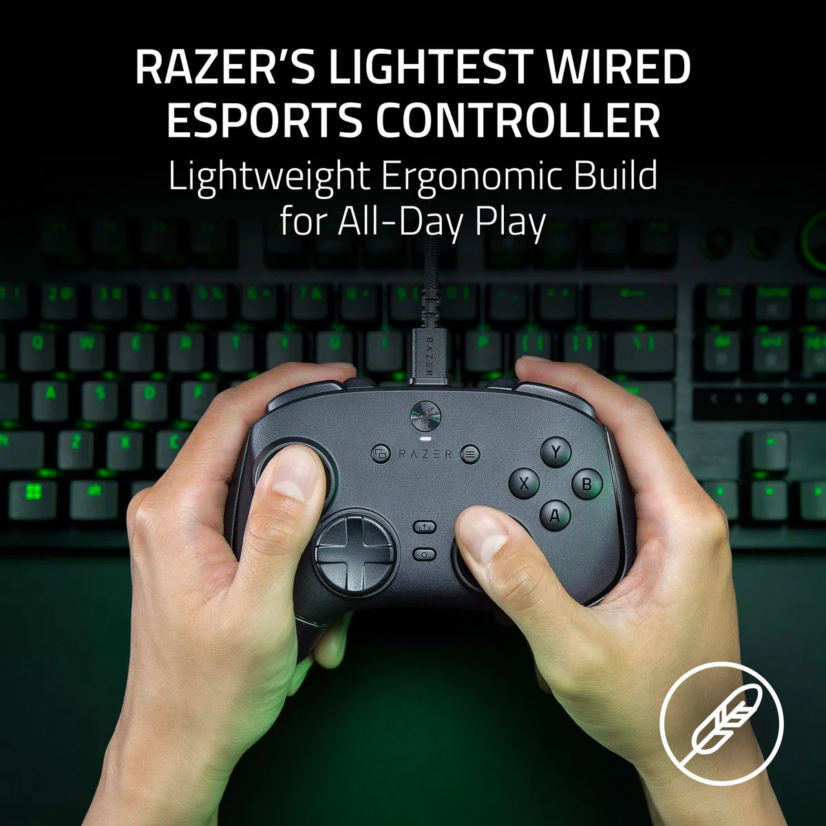 Razer Wolverine V3 Tournament Edition 8K PC Wired Gaming Controller: frequenza di polling 8000 Hz - levette TMR con tappi sostituibili - Design ergonomico - 6 pulsanti rimappabili - trigger rapidi