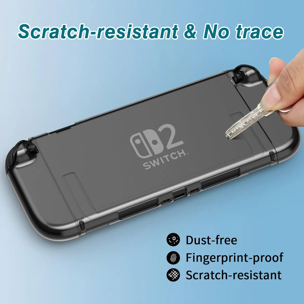 HEYSTOP [120 Pezzi] Cover Protettiva Compatibile con Nintendo Switch 2 Console Slim Hollow Bracket Design Custodia Antiurto e AntiGraffio Cover Skin per Nintendo Switch 2 2025 Ultimo Modello