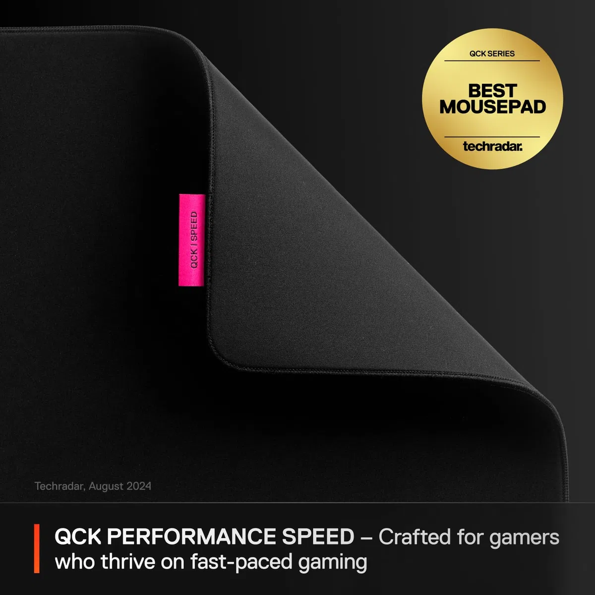 SteelSeries QcK XL Performance Speed Gaming Mousepad - Densità extra per una scorrevolezza fluida - Cuciture a basso profilo - Base in gomma neoprene antiscivolo - 40 x 87,5 cm - FPS, MOBA, RTS, MMO