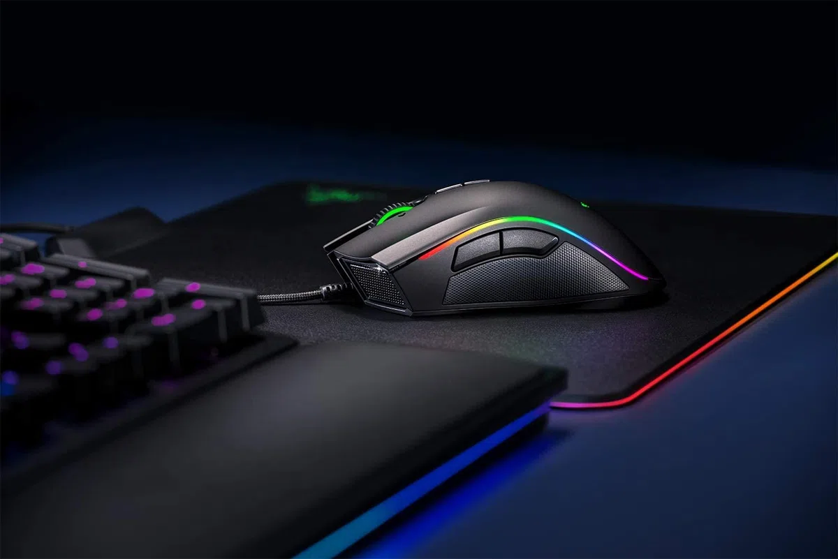 Razer Mamba Elite - Mouse da gioco cablato, nero