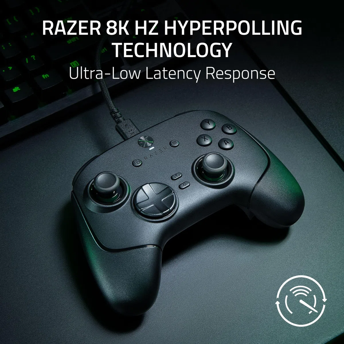 Razer Wolverine V3 Tournament Edition 8K PC Wired Gaming Controller: frequenza di polling 8000 Hz - levette TMR con tappi sostituibili - Design ergonomico - 6 pulsanti rimappabili - trigger rapidi