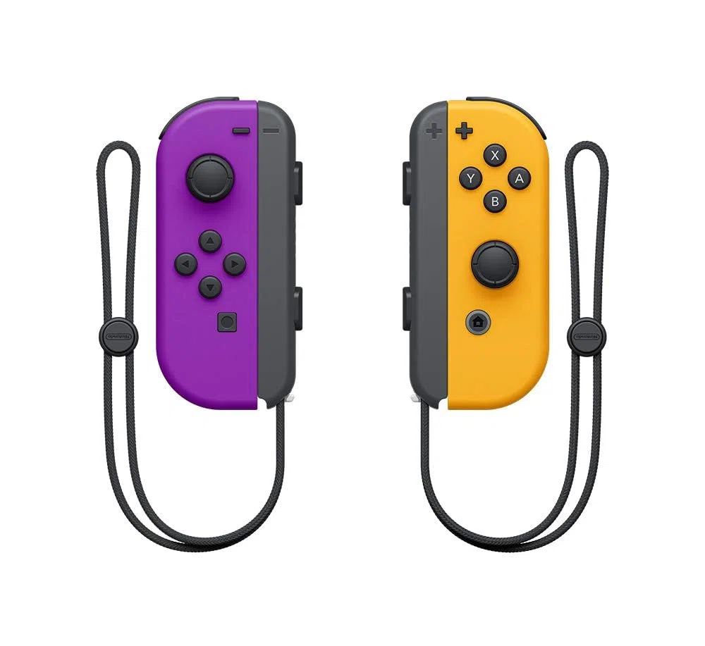 Joy-Con(L) ネオンパープル/(R) ネオンオレンジ