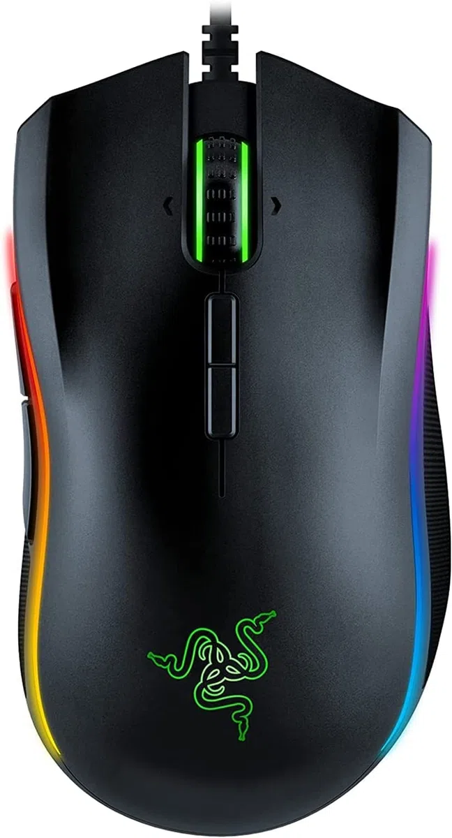 Razer Mamba Elite - Mouse da gioco cablato, nero