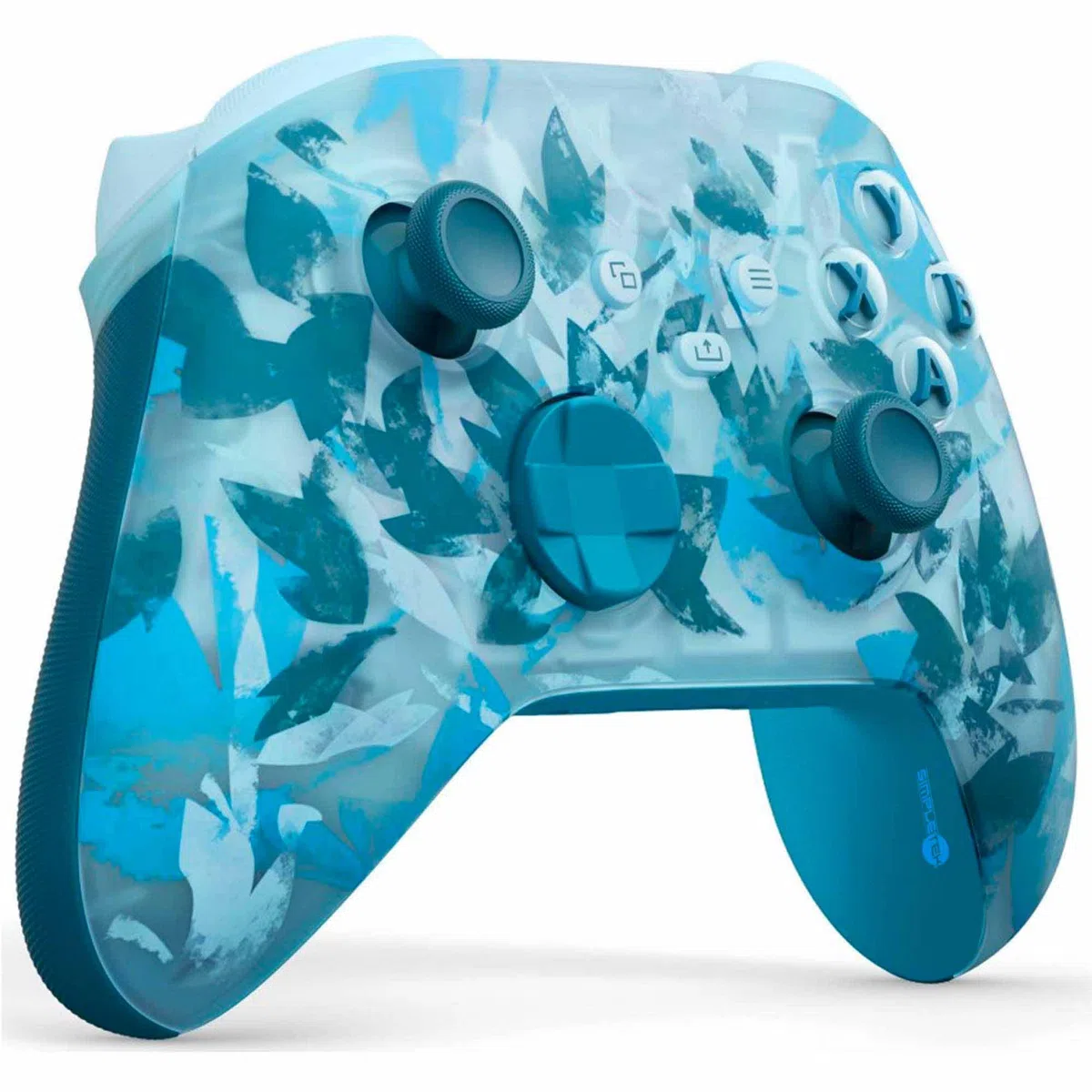 SIMPLETEK - Controller Wireless Gaming Ergonomico - USB-C - Ice Breaker | Compatibile con Xbox X S One Series, Compatibile con Android e Windows, Compatibile con iOS, Bluetooth, jack audio 3,5 mm