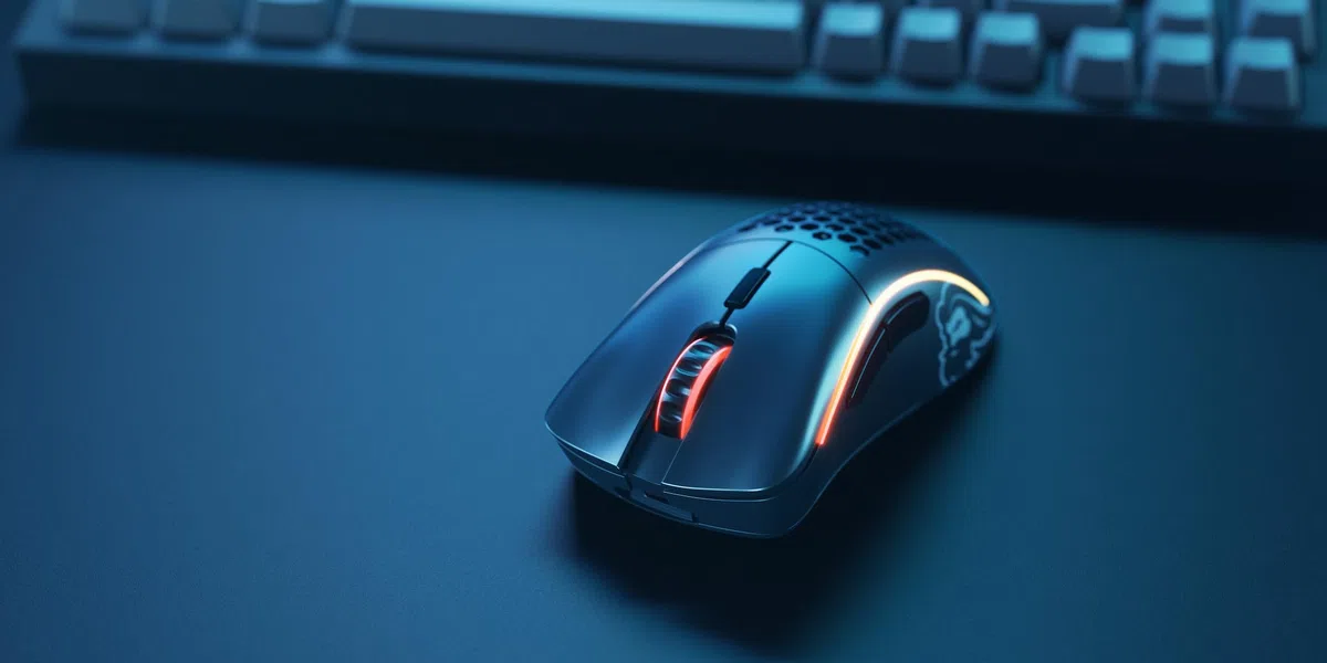 GLORIOUS Gaming Model D- (Piccolo) Wireless Mouse da Gaming Senza Fili - Superleggero 67 g, Design a Nido D'ape, RGB, ergonomico, Wireless 2,4 GHz Senza Lag, Fino a 71 ore di batteria - Nero opaco