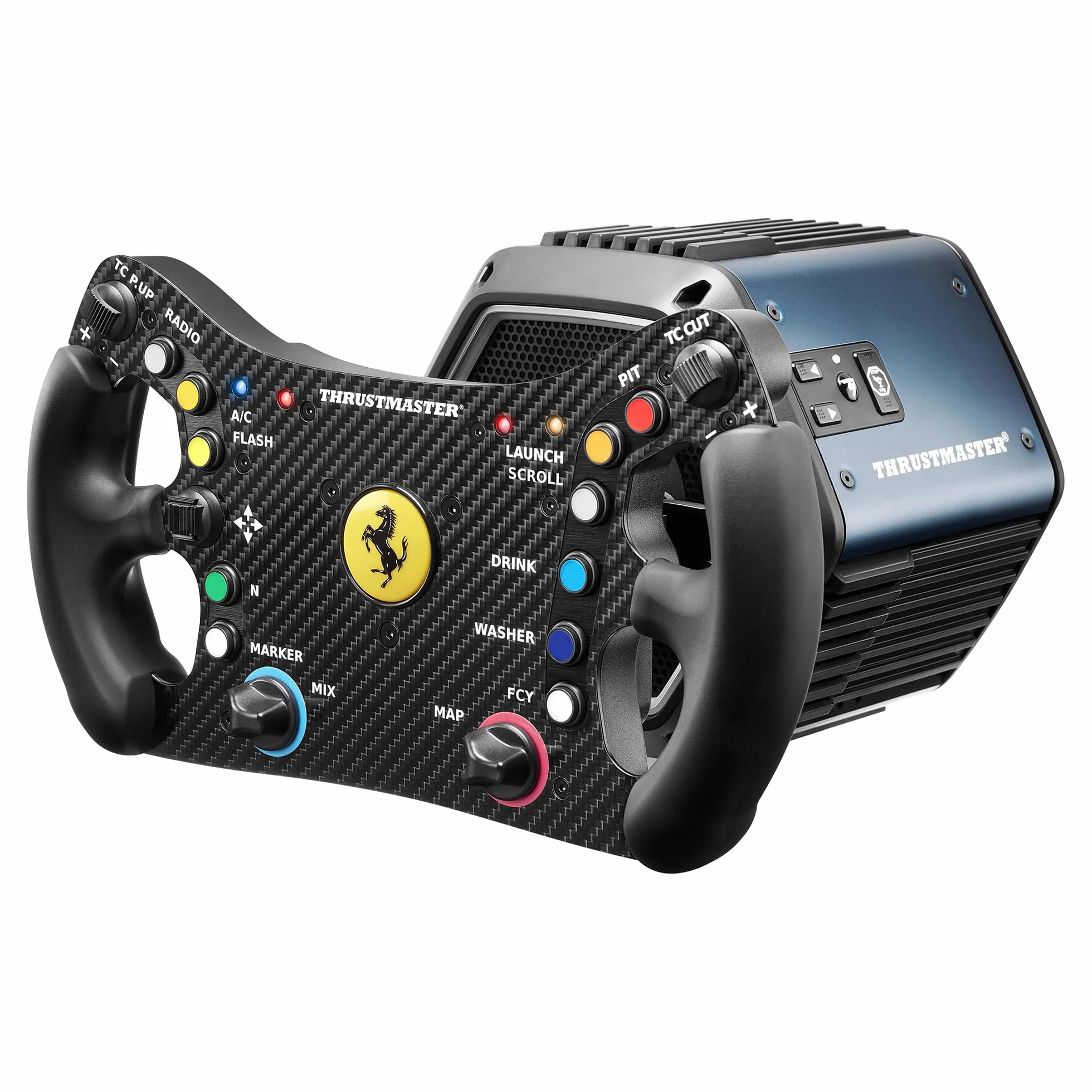 Thrustmaster Ferrari 488 GT3 Wheel Add-On, Volante Racing, PC, PS5, PS4, Xbox Series X|S, Xbox One, Su Licenza Ufficiale Ferrari